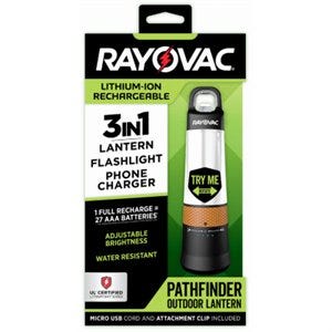 Pathfinder 3-in-1 Lithium Ion Rechargeable Lantern