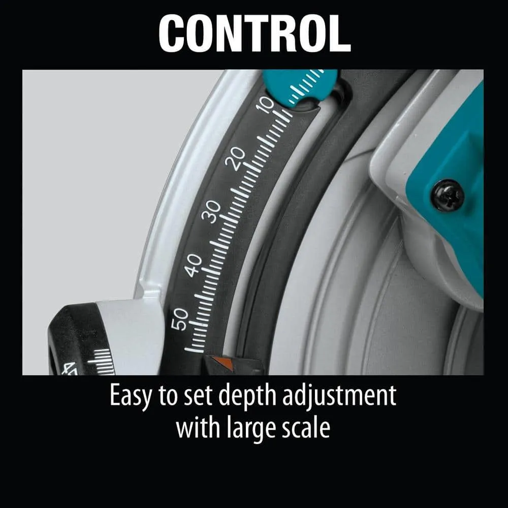 Makita 18V X2 LXT Lithium-Ion (36V) Brushless Cordless 6-1/2 in. Plunge Circular Saw (Tool Only) with 55T Carbide Blade XPS01Z