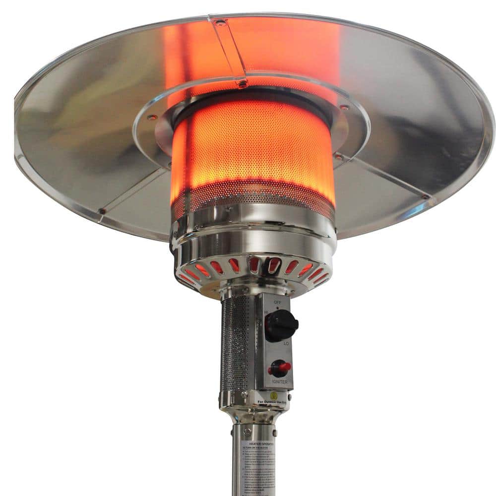 41000BTU Floorstanding Propane Heater Outdoor Patio Heater with Wheels ZHY01050162