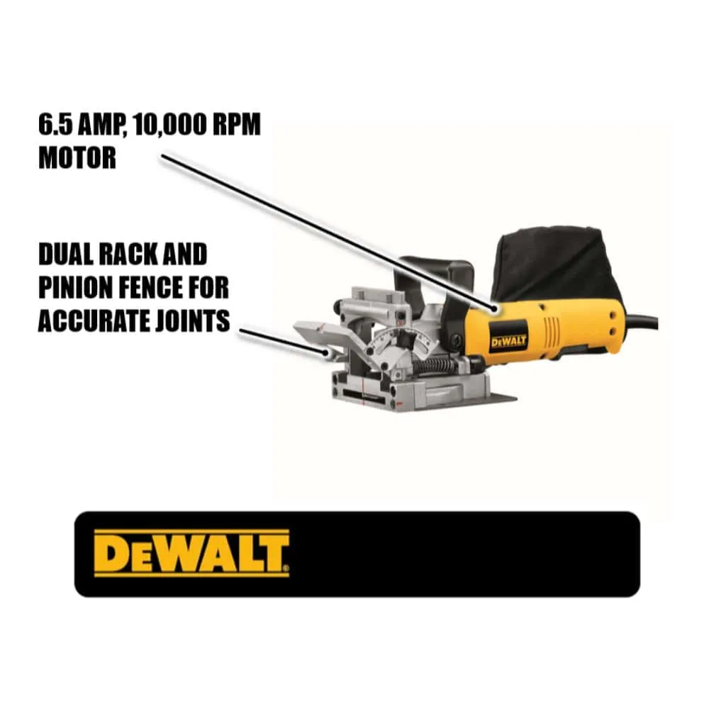 DEWALT 6.5 Amp Heavy Duty Plate Joiner Kit DW682K