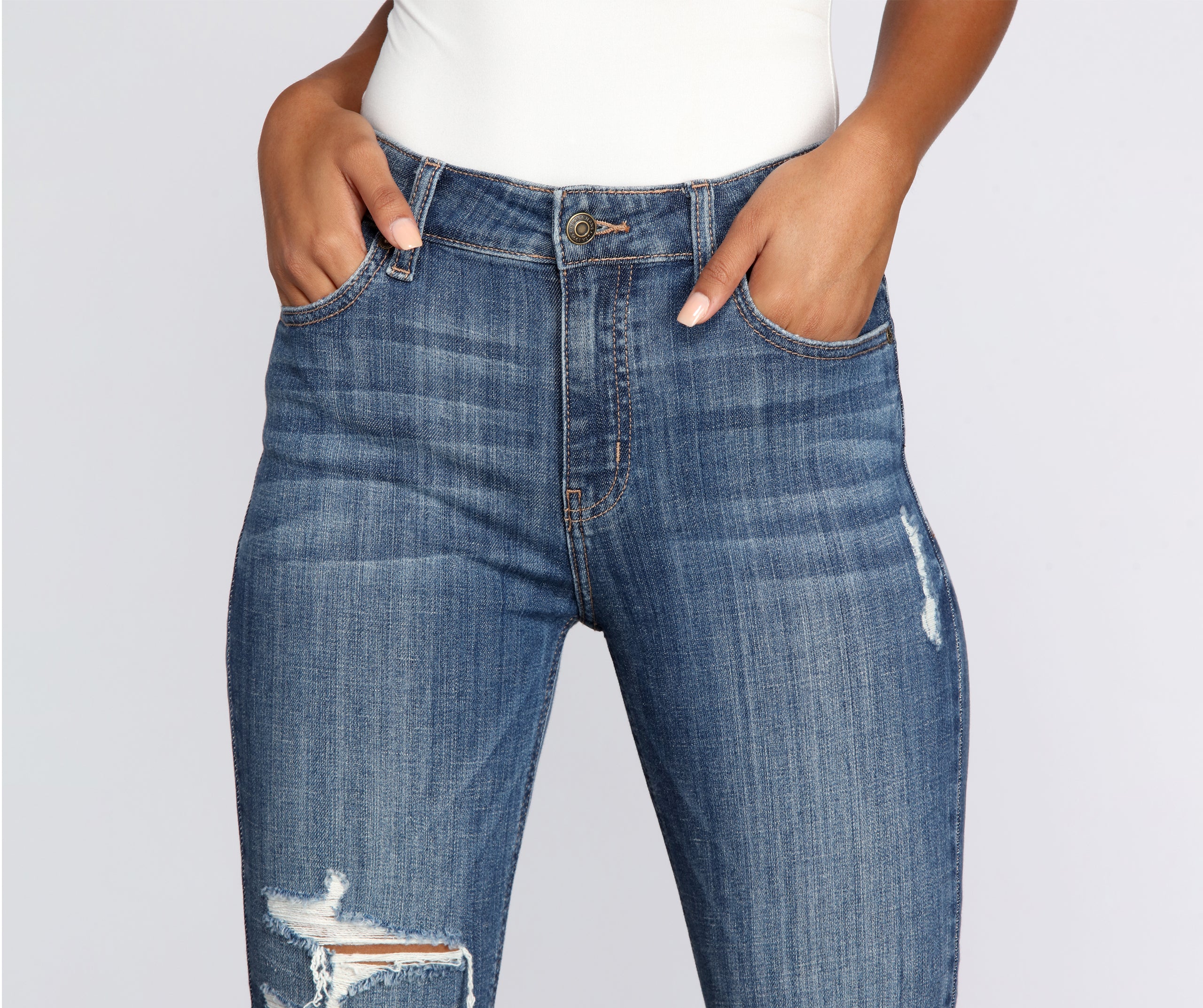 Clara High Waist Cropped Jeans