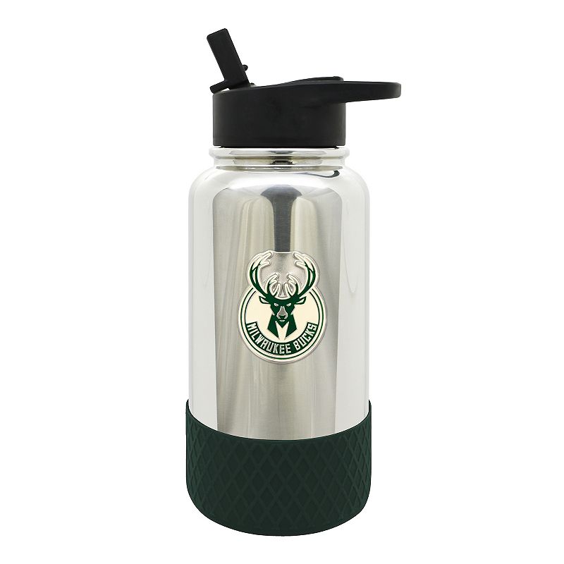 Milwaukee Bucks 32-oz. Chrome Hydration Bottle