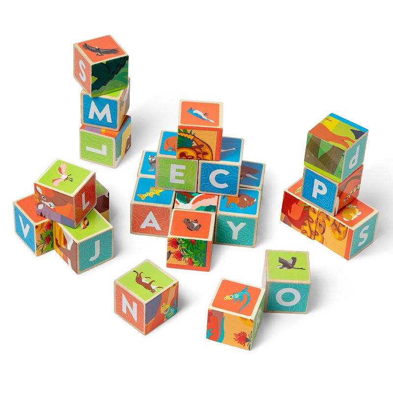 Melissa and Doug National Parks Alphabet and Animals 24-Piece Cube Puzzle
