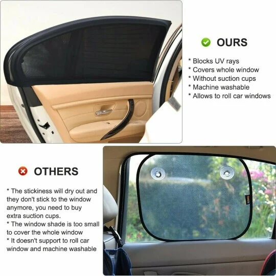 🔥Universal Car Window Screens-Protect And Cool Your Vehicle