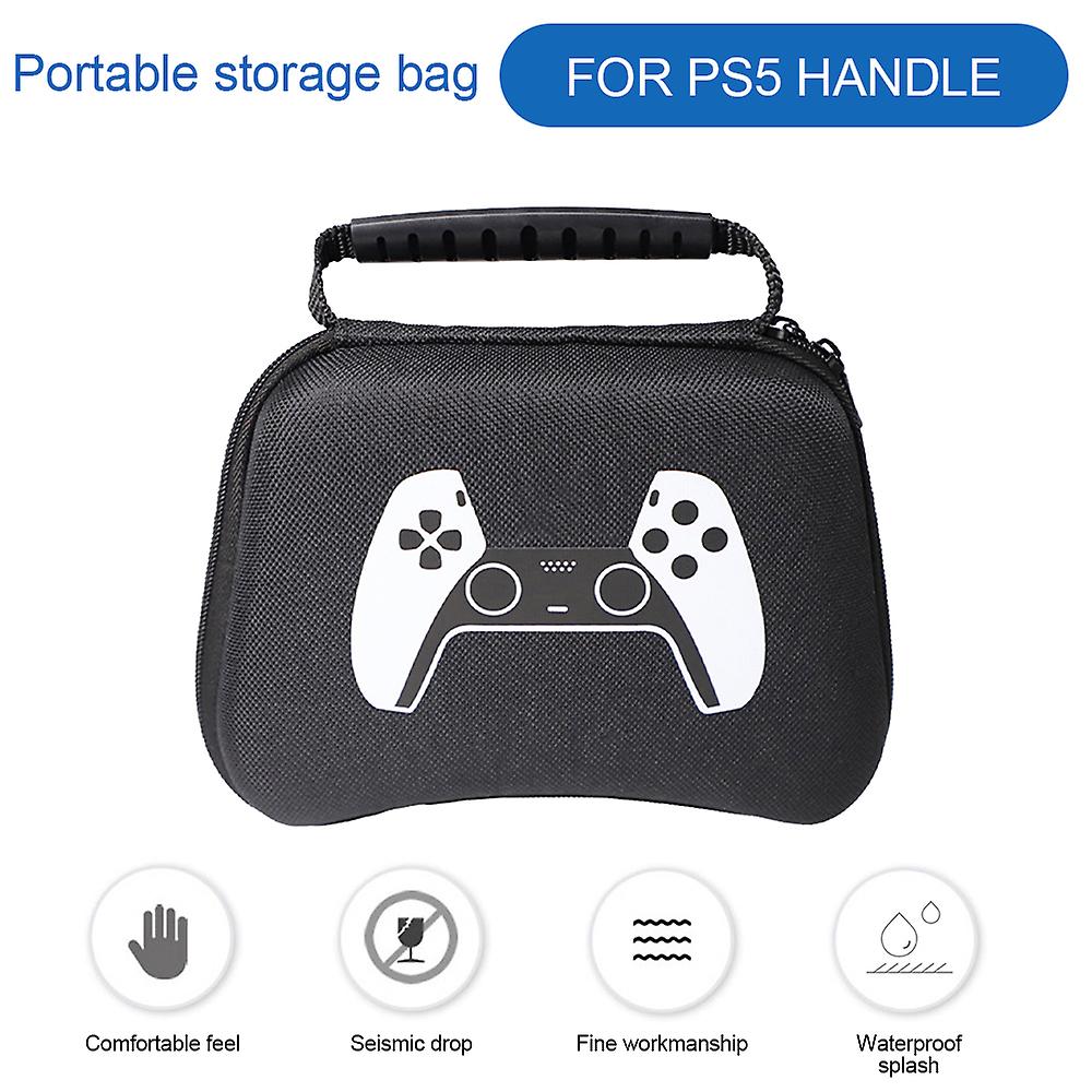 For Ps5 Accessories Carrying Case Portable Storage Bag For Ps5 Gamepad Eva Housing Shell Shockproof Handbag Protective Cover