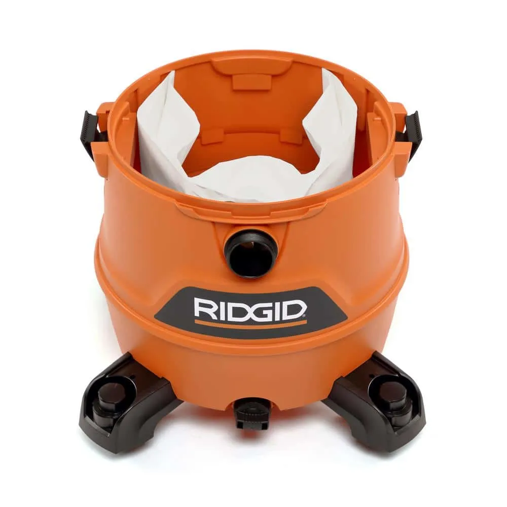 RIDGID 16 Gallon 6.5 Peak HP NXT Wet/Dry Shop Vacuum with Detachable Blower, Filter, Dust Bags, Locking Hose and Accessories HD1600B