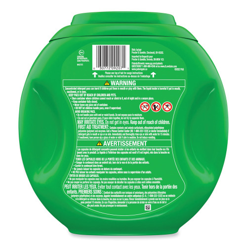 Gain Flings Detergent Pods， Original， 76 Pods/Tub， 4 Tubs/Carton (09207CT)