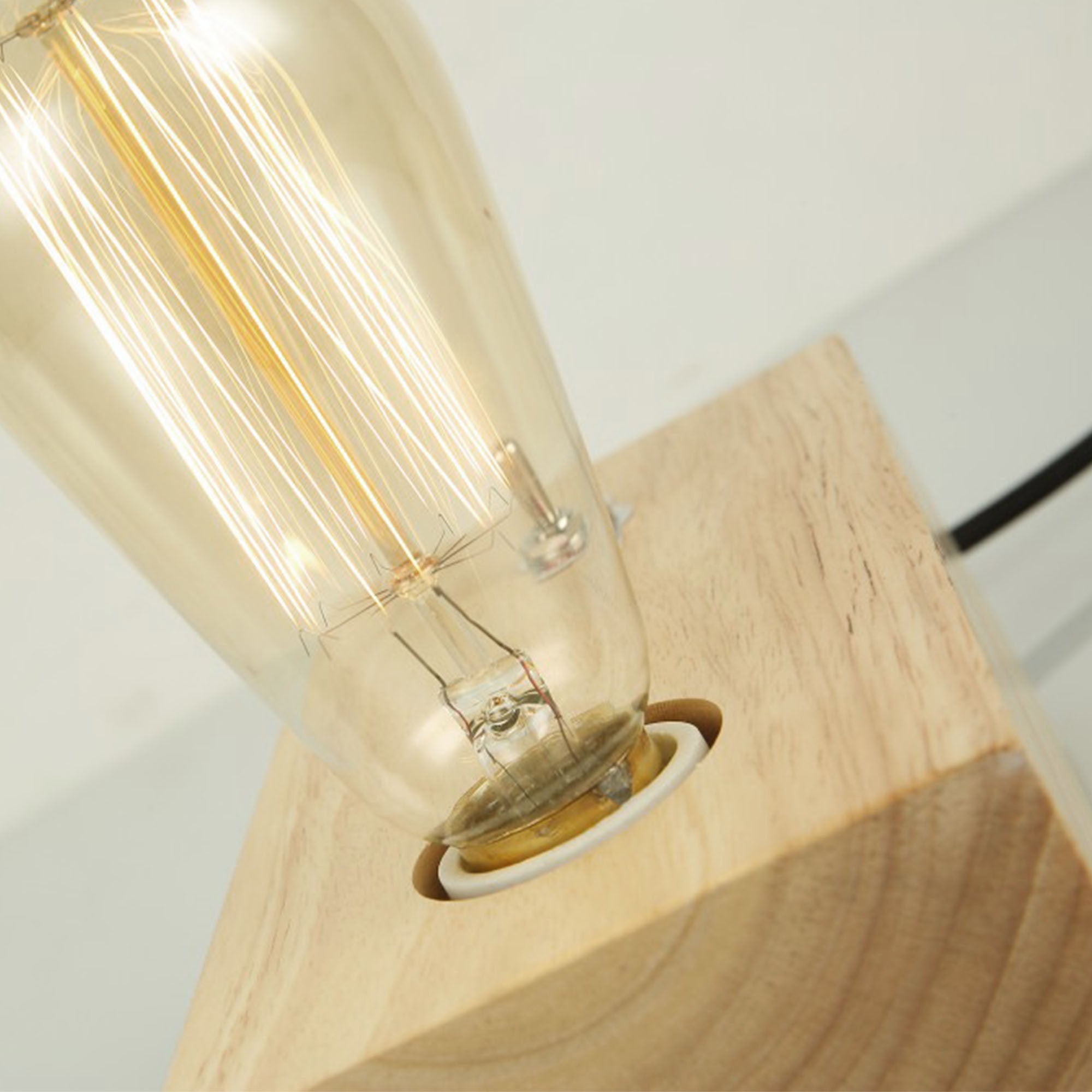 Retro Solid Wood Table  Lamp  Cy-Ltd-023