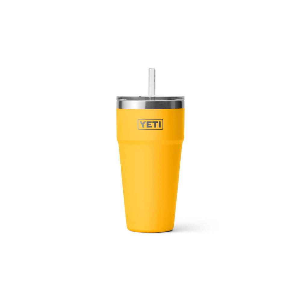 Yeti Rambler 26oz Stackable Cup with Straw Lid Alpine Yellow