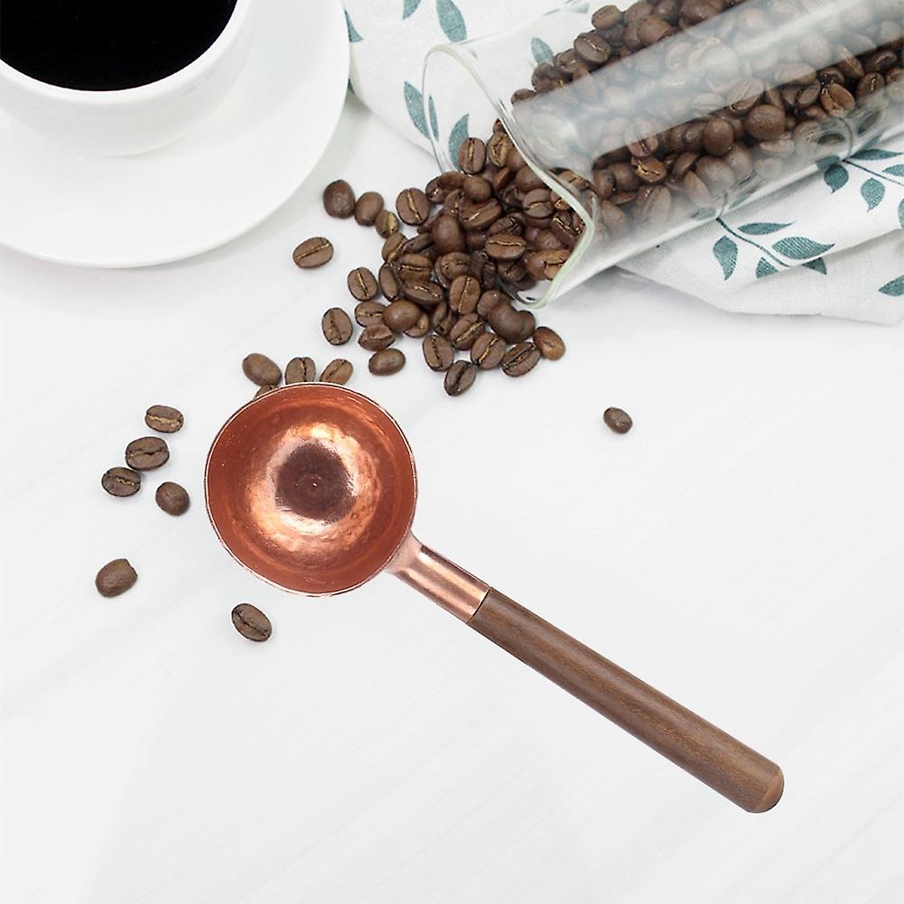 Coffee Beans Spoons Scoop Wood Handle For Tea Sugar Salt Spoons Tools Kitchen Supplies