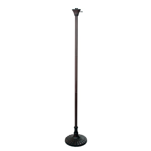 -Style Dragonfly Design 1-light Dark Bronze Floor Lamp