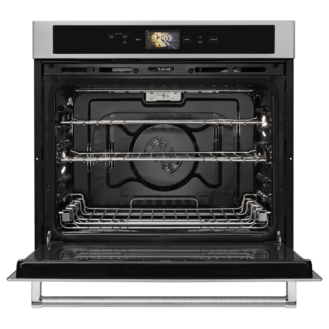KitchenAid 30-inch, 5.0 cu.ft. Built-in Single Wall Oven with True Convection KOSE900HSS