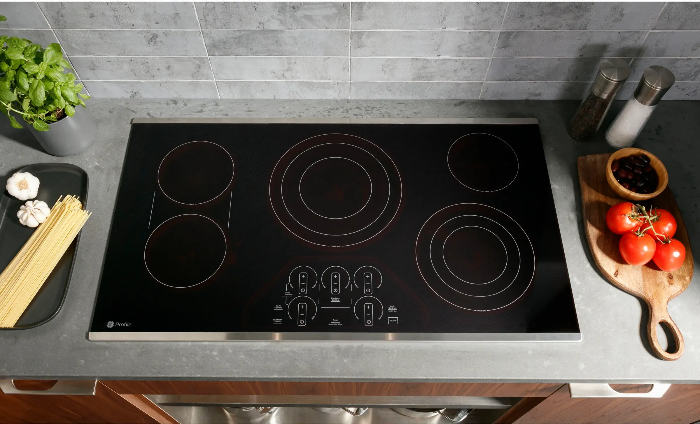 GE Profile Electric Cooktop PEP9030STSS