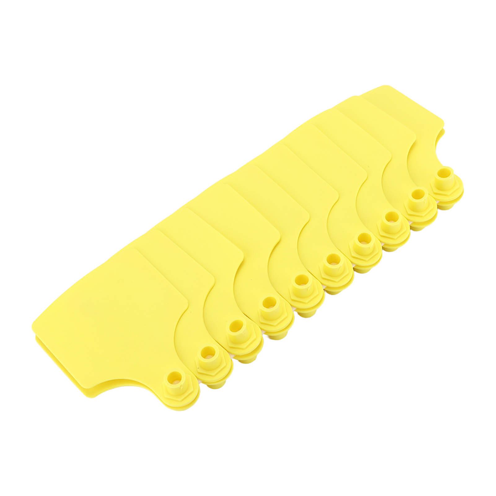 100 Set Plastic Livestock Ear Tag Blank Animal Tag For Marking Cattle Cows Animal Farm Accessories