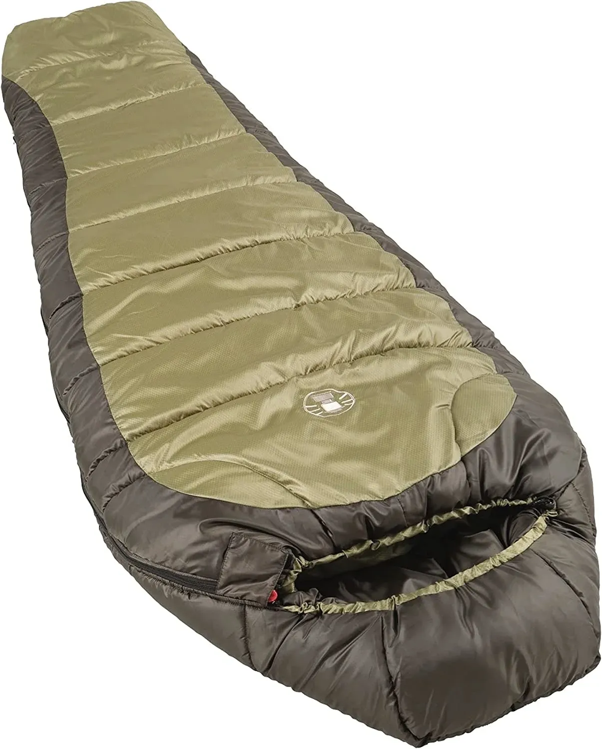 Cold-Weather Mummy Sleeping Bag, 0°F Sleeping Bag for Big & Tall Adults, No-Snag Zipper with Adjustable Hood for Warmth and Ventilation