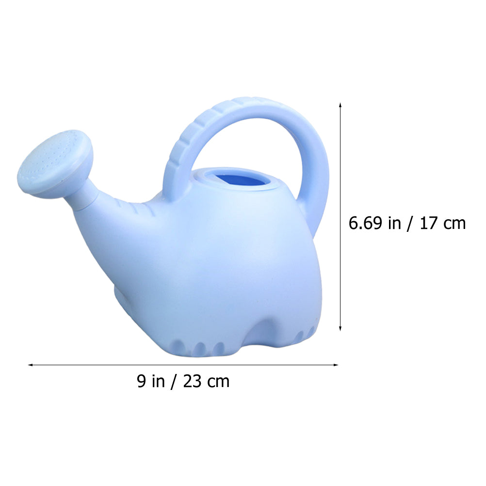 NICEXMAS Cartoon Elephant Design Watering Can Kids Small Watering Can for Garden