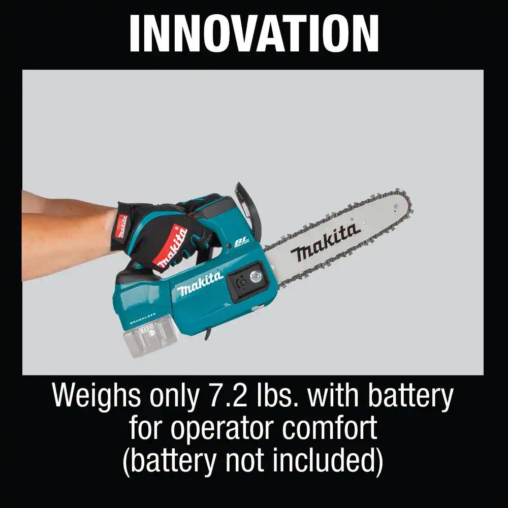 Makita XCU06Z 10 in. 18-Volt LXT Lithium-Ion Brushless Cordless Top Handle Chain Saw (Tool-Only)