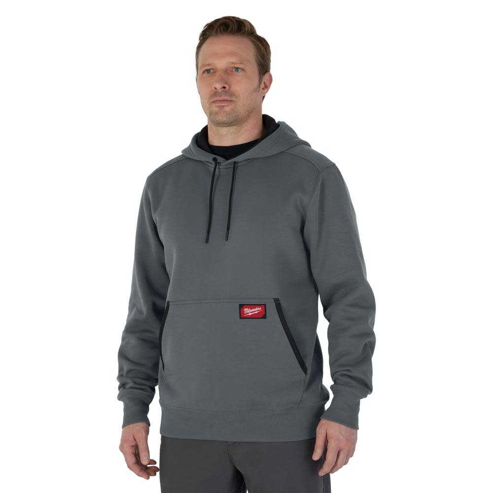 Milwaukee Midweight Pullover Hoodie Gray 2X