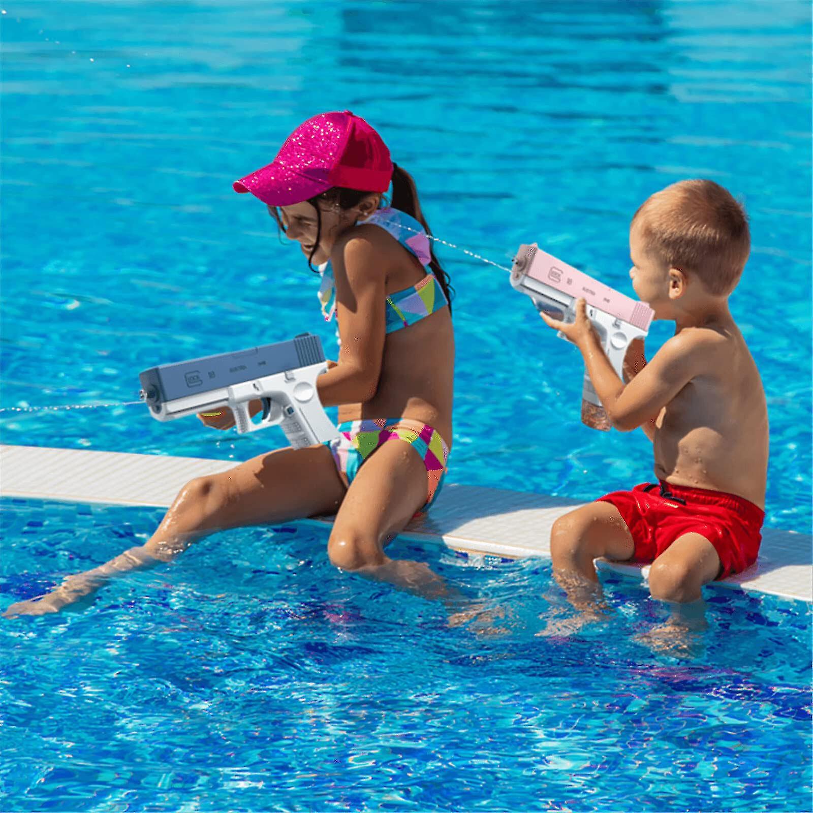 New Upgrade Electric Water Guns For Kids Ages 4-12 Automatic Squirt Guns For Boys Water Toy， Water Squirter For Kids Adults Summer Pool Beach Party Wa