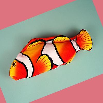 Cat Toy Fish USB Electric Charging Simulation Dancing Jumping Moving 3D Fish Toy for Pet Supplies