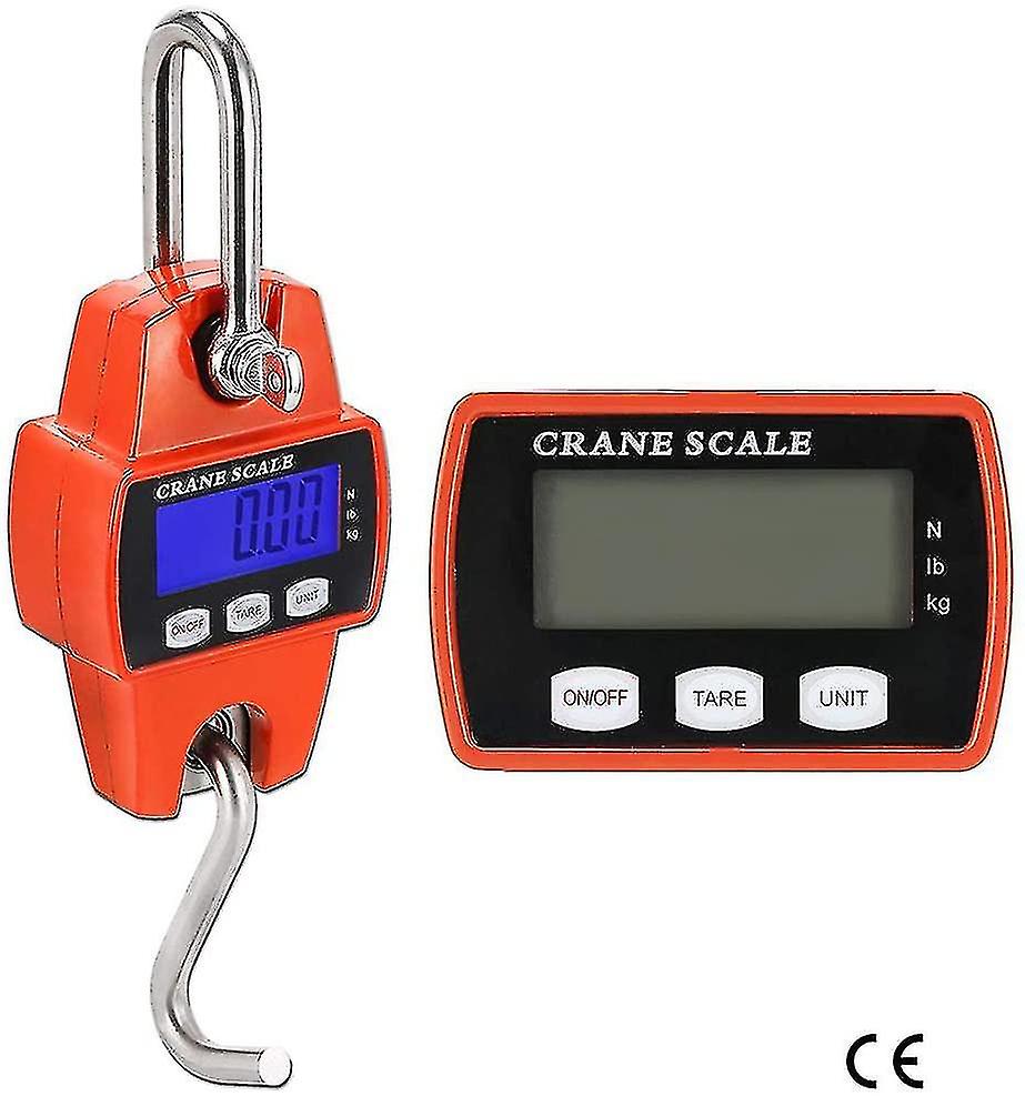 Portable Electronic Scale Hanging Weight Scale | 660lb Digital Electronic Weighing Scale With Accurate Sensors | For Hunting， Outdoor， Bass Fishing， B