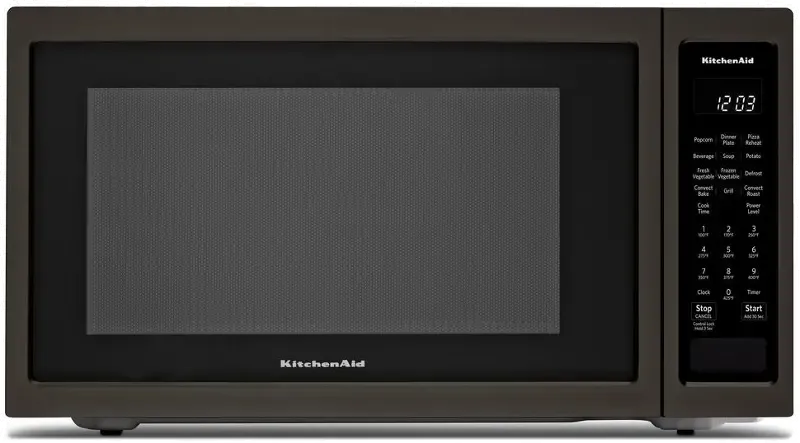 KitchenAid Countertop Microwave - 1.5 cu. ft. Black Stainless Steel