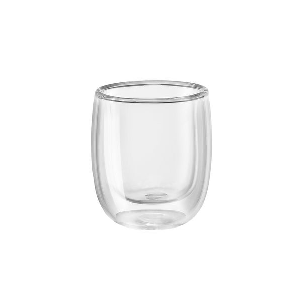 ZWILLING Sorrento 2-pc Double-Wall Glass Espresso Cup Set - Clear