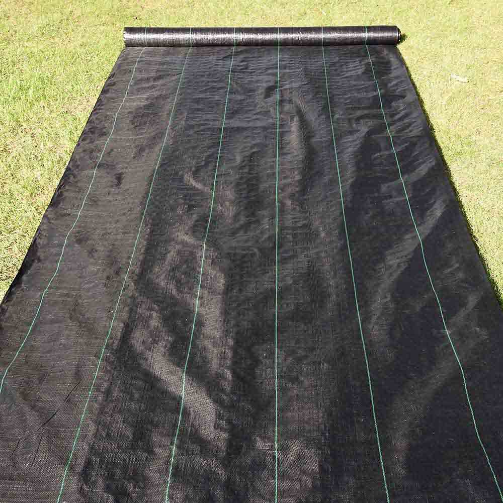Yescom Landscape Cover Fabric 3.5oz PP Woven Weed Barrier