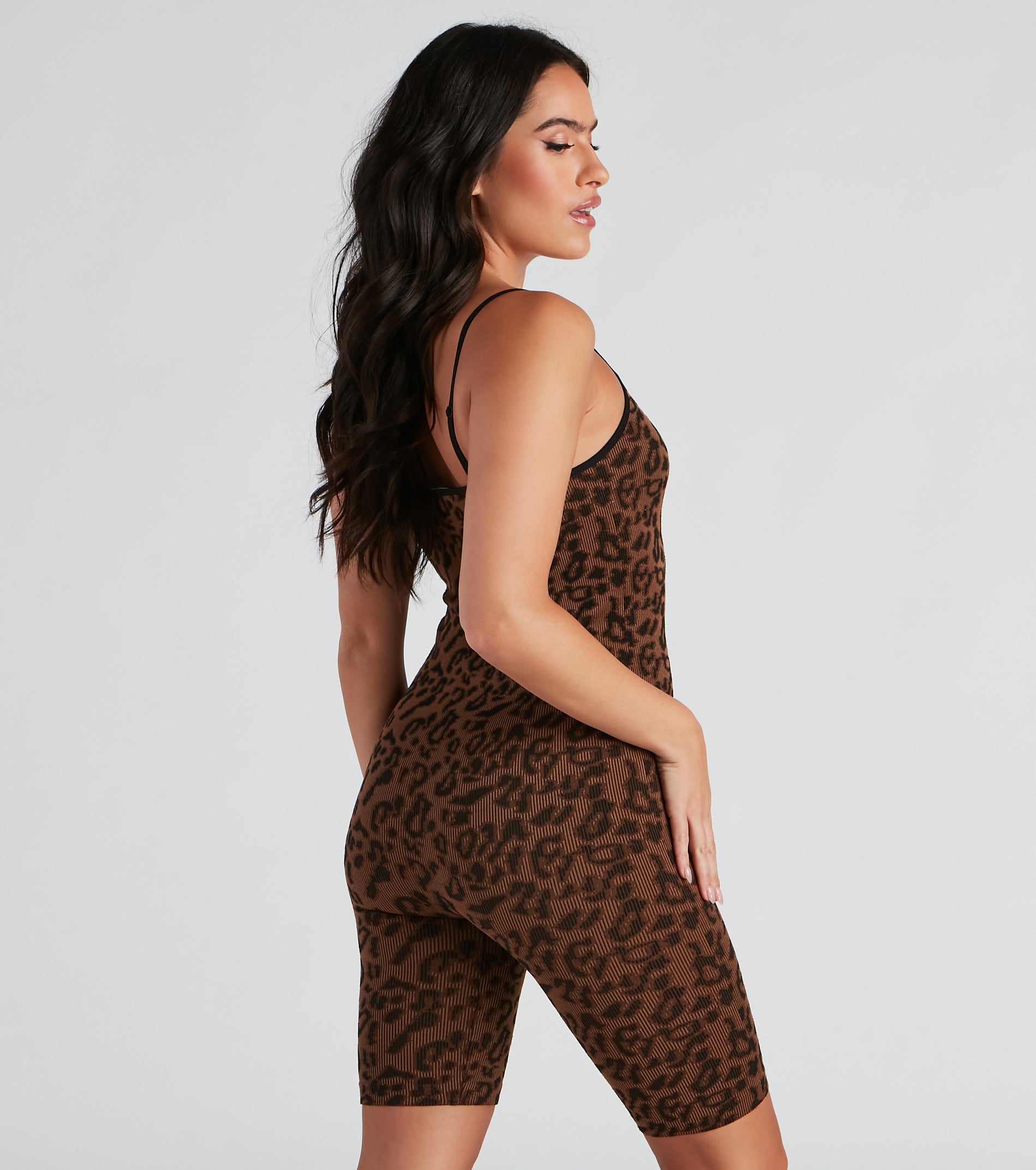 Living In Leopard Pajama Romper