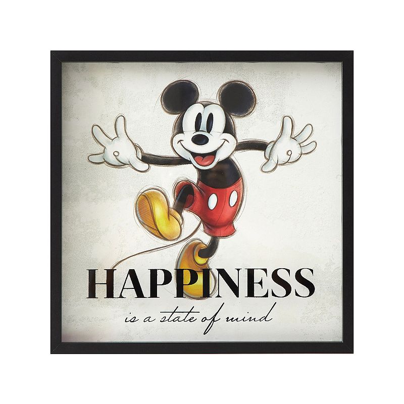 Disney's Mickey Mouse Idea Nuova Happiness Framed Wall Art
