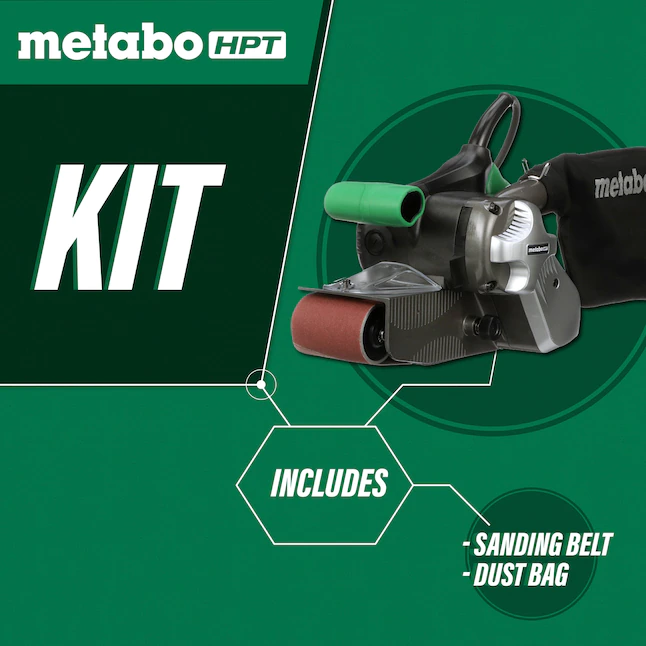 Metabo HPT 9-Amp Corded Belt Sander with Dust Management