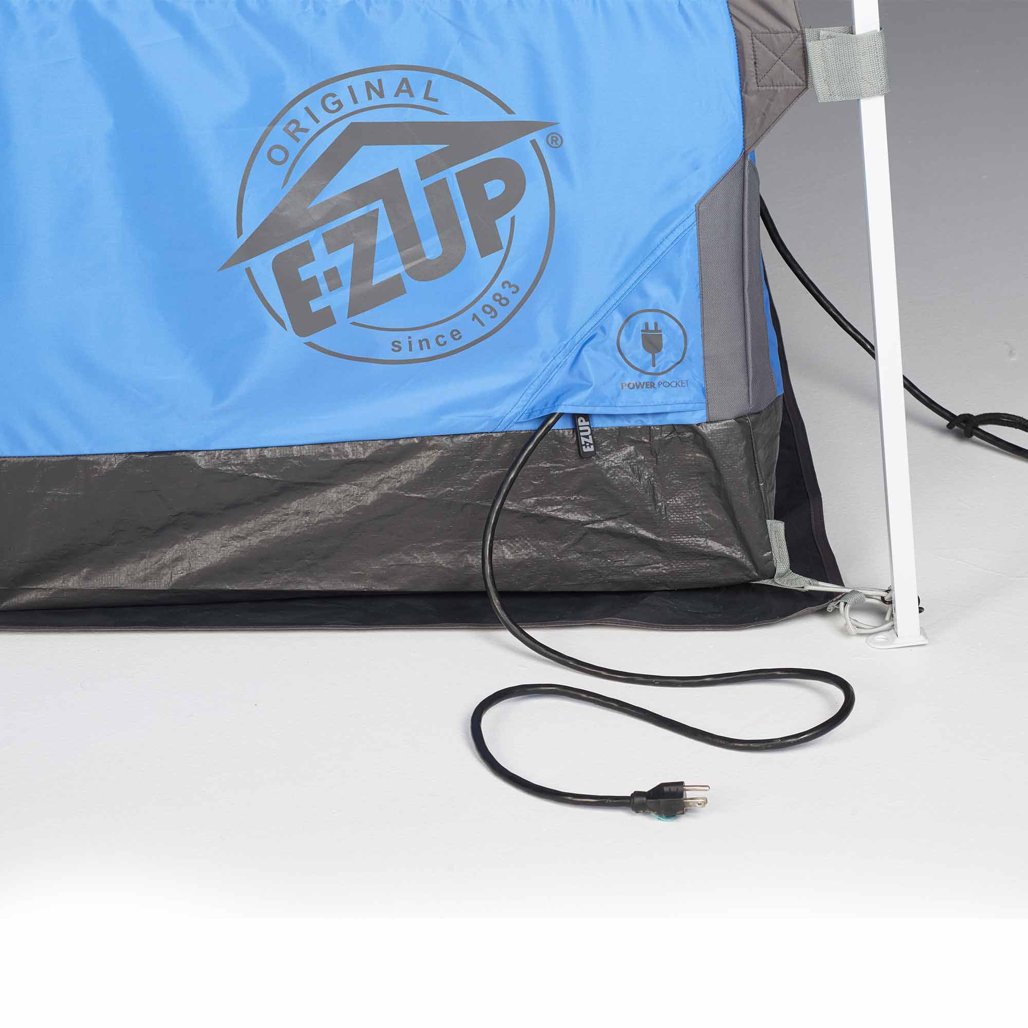 E-Z Up® Camping Cube™ Outdoor Tent 6.4, Converts 10' Straight Leg Canopy into Camping Tent