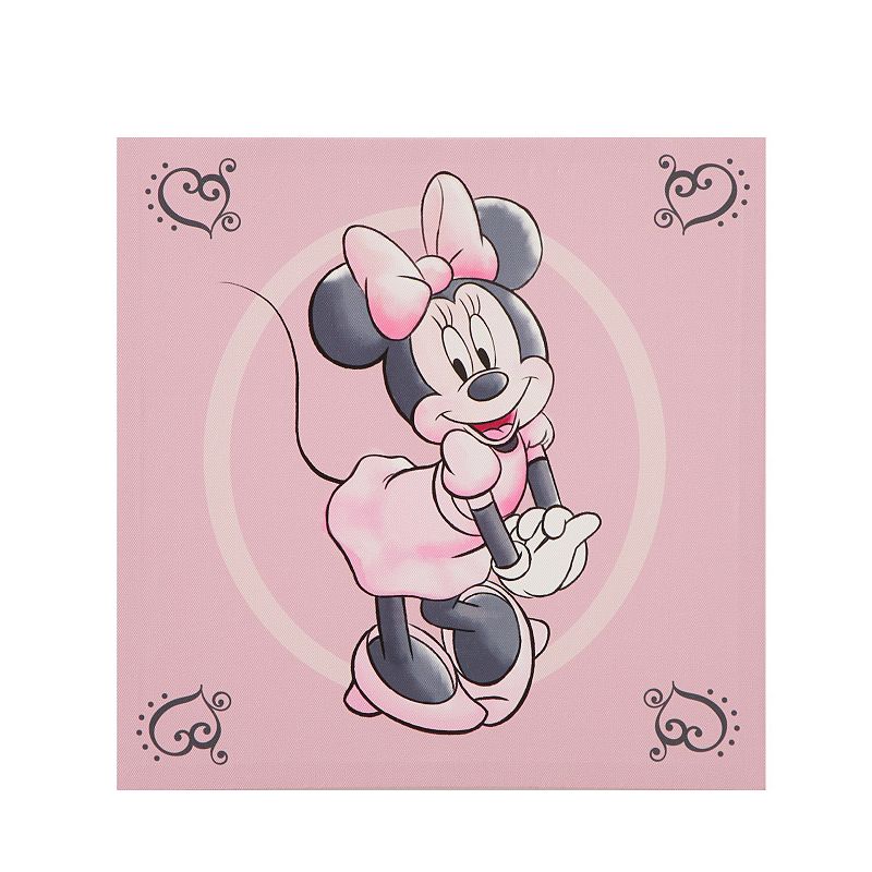 Disney's Minnie Mouse Idea Nuova Heart Canvas Wall Art 3-piece Set