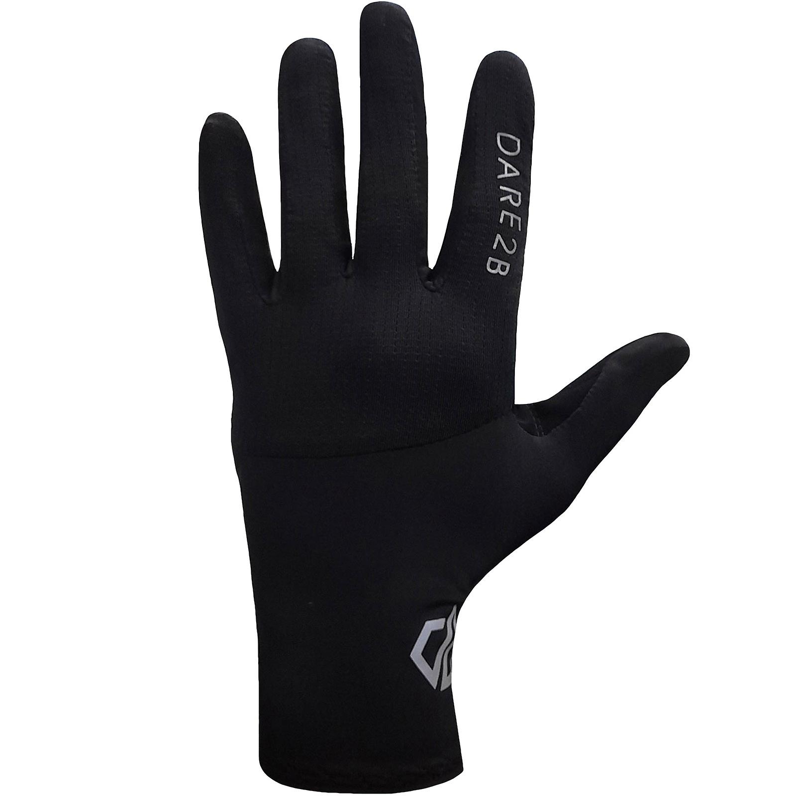 Dare 2b Womens Forcible Lightweight Stretch Outdoors Cycling Gloves - Black