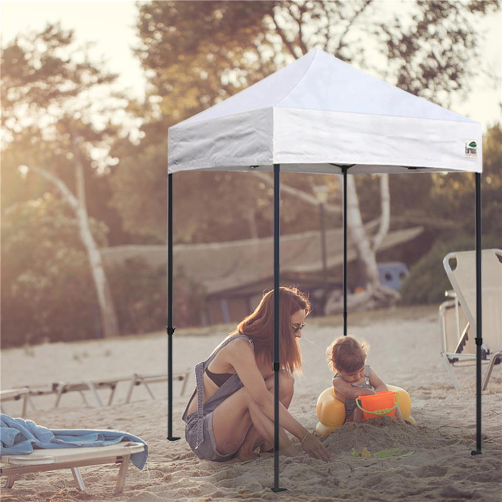 Eurmax 5x5 Pop up Canopy Outdoor Heavy Duty Tent,Orange