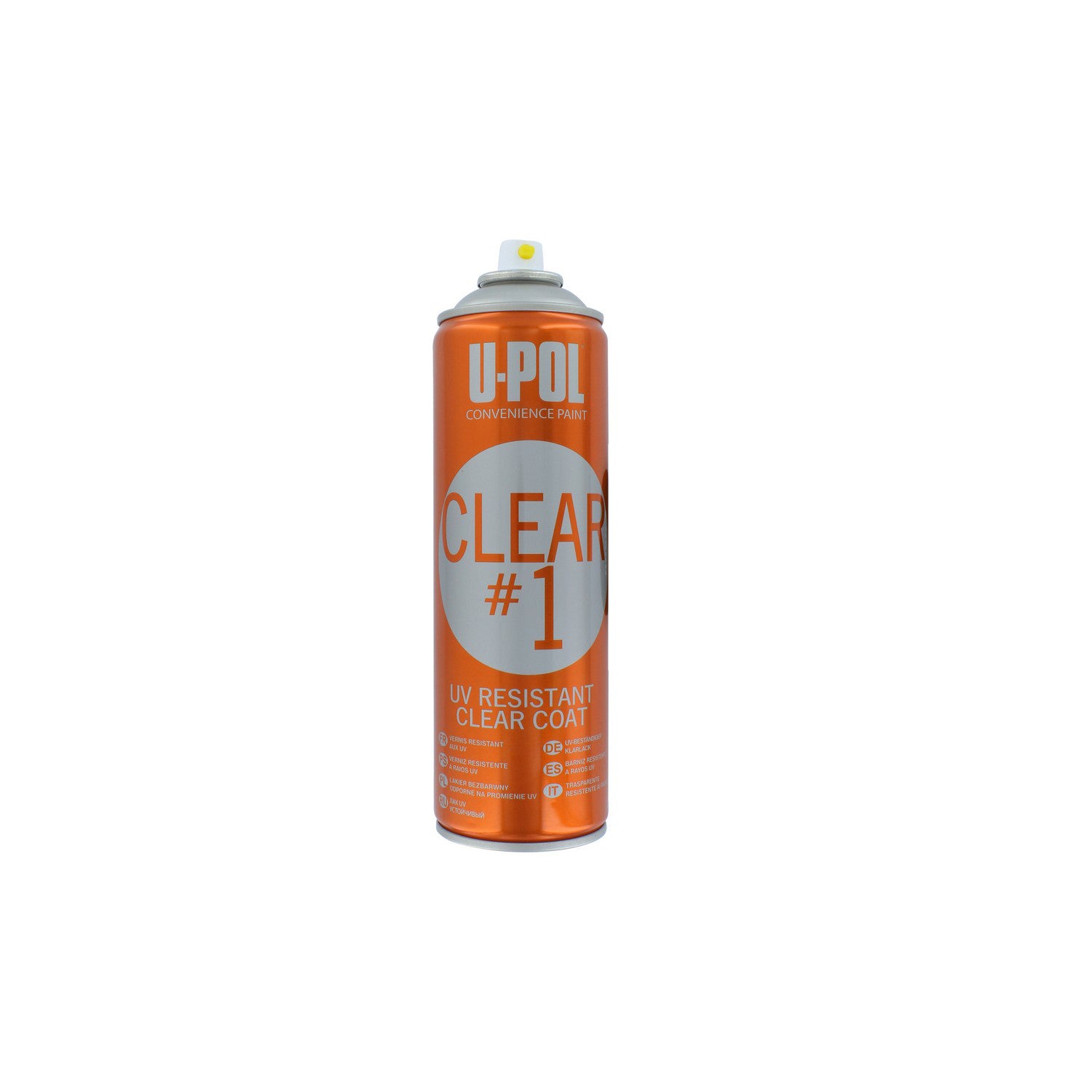 UPOL 0796 Clear #1 U-Pol High Gloss UV Resistant Clear Coat Aerosol Can