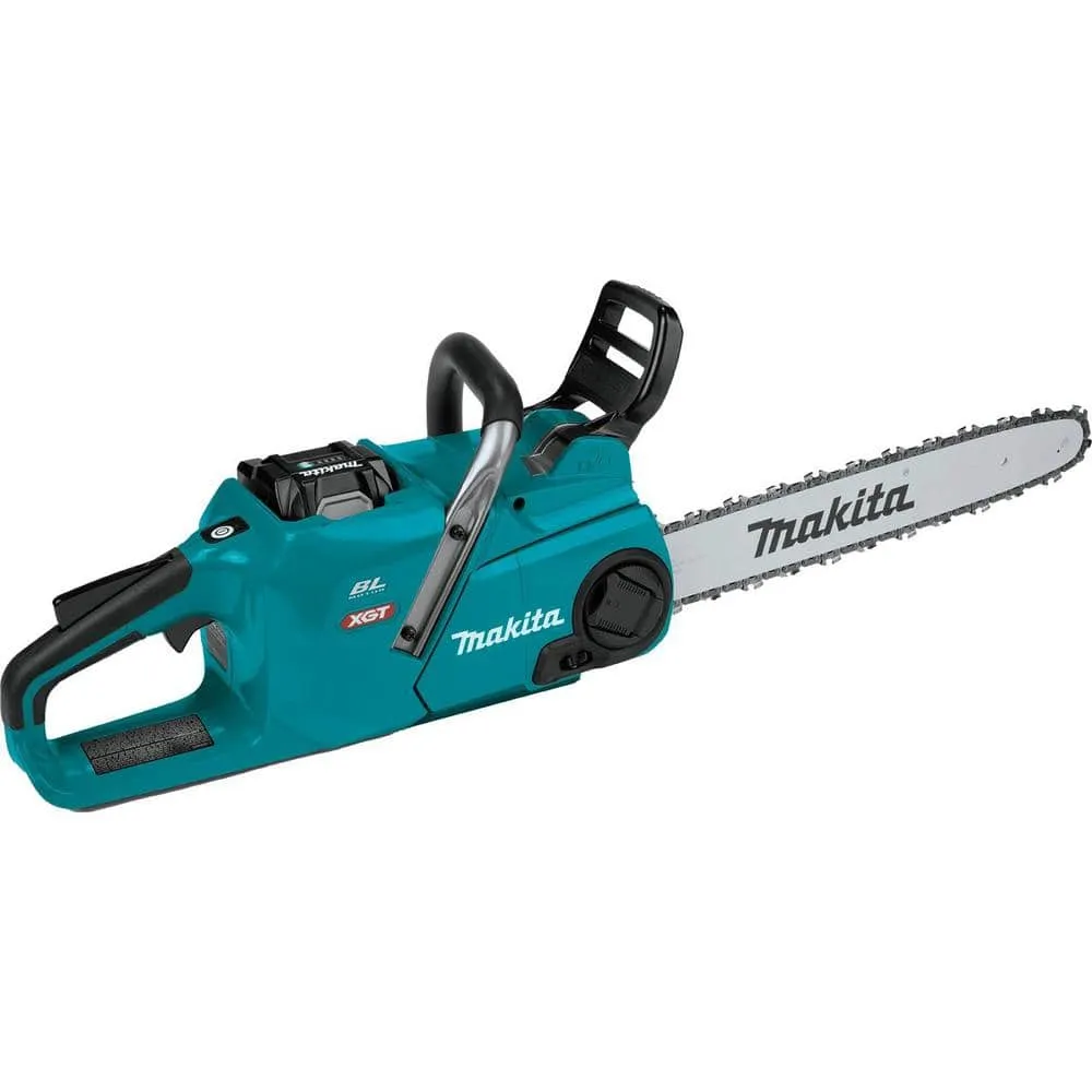Makita 18 in. 40V max XGT Brushless Electric Battery Chainsaw Kit (5.0Ah) GCU06T1