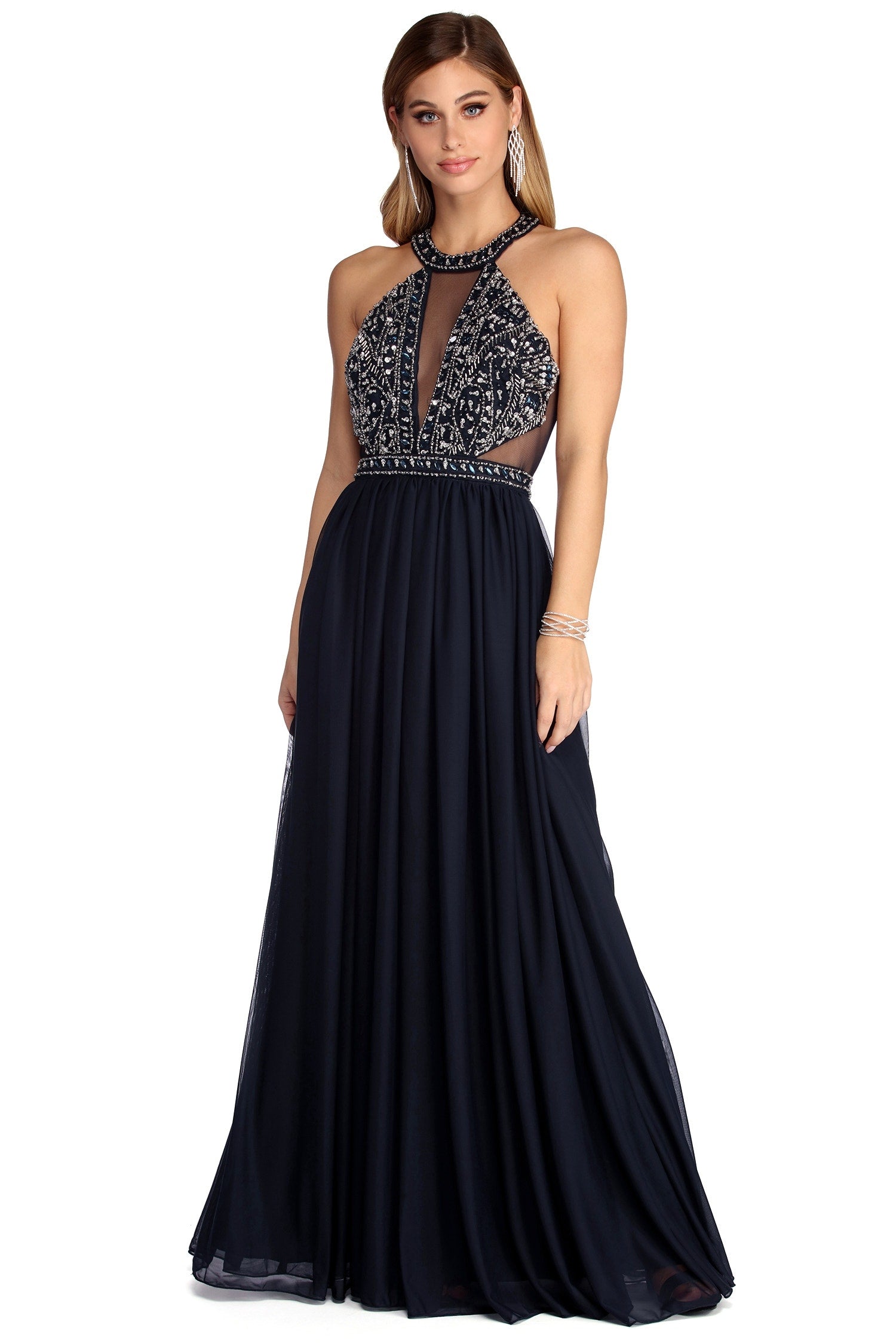 Esther Formal Embellished Gemstone Dress