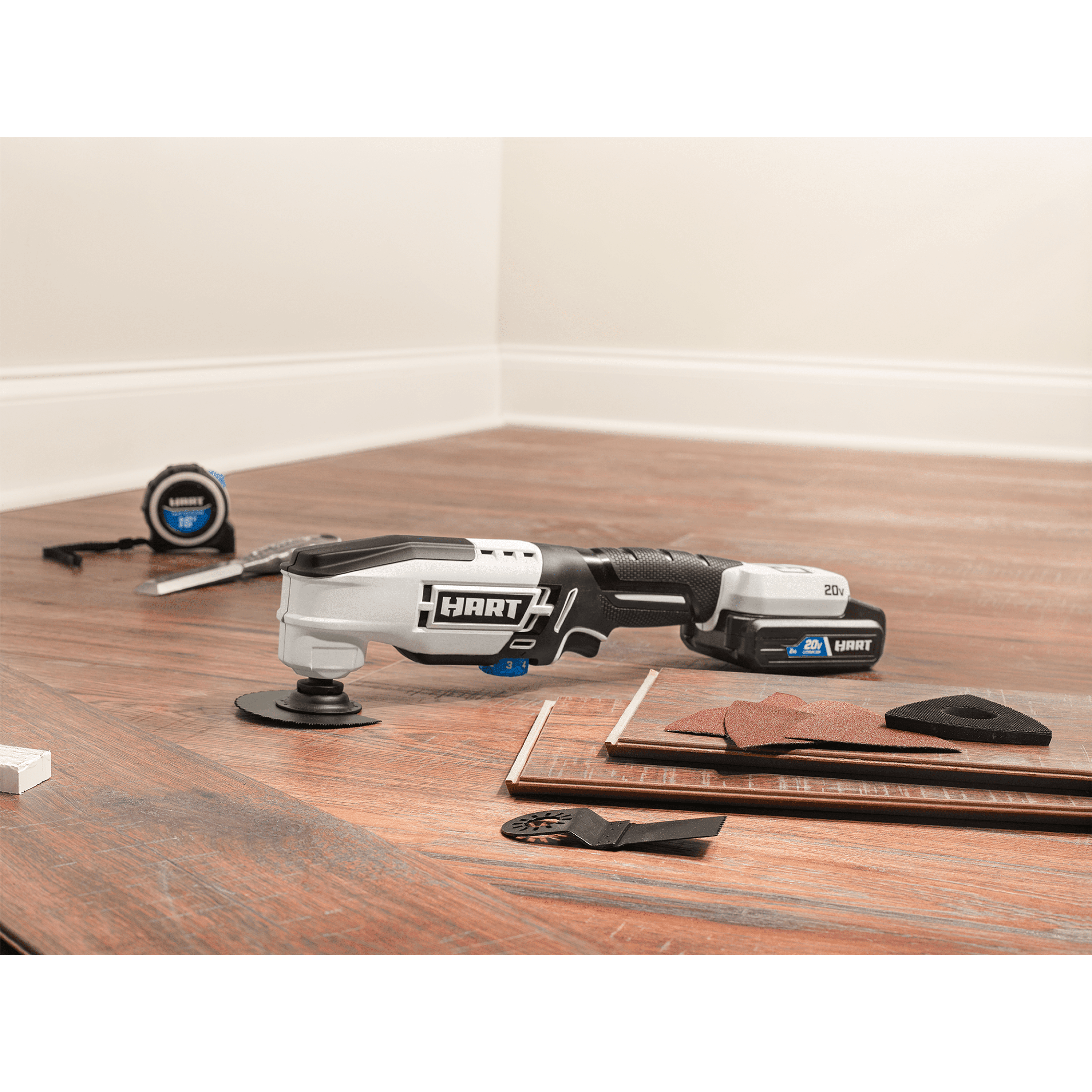 HART 20-Volt Cordless Oscillating Multi-Tool with Accessories (Battery Not Included)