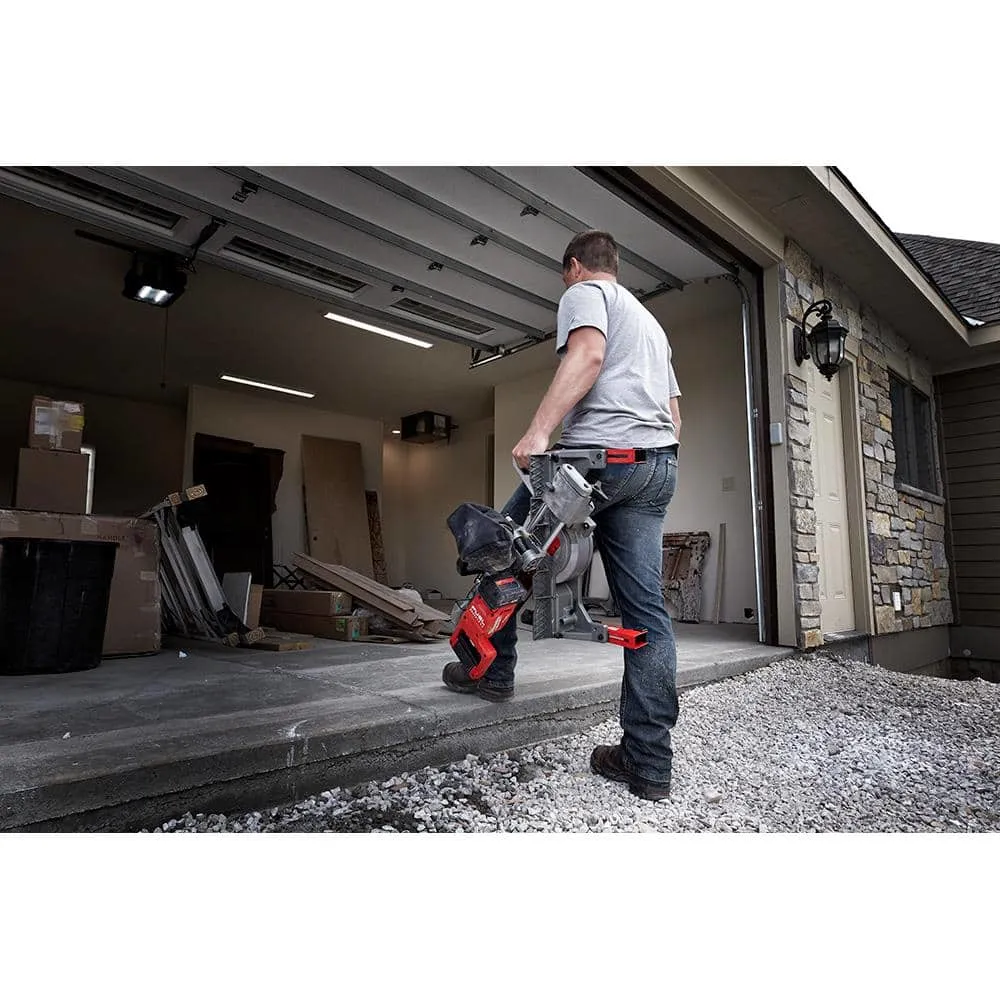 Milwaukee M18 FUEL 18V Lithium-Ion Brushless Cordless 7-1/4 in. Dual Bevel Sliding Compound Miter Saw (Tool-Only) 2733-20