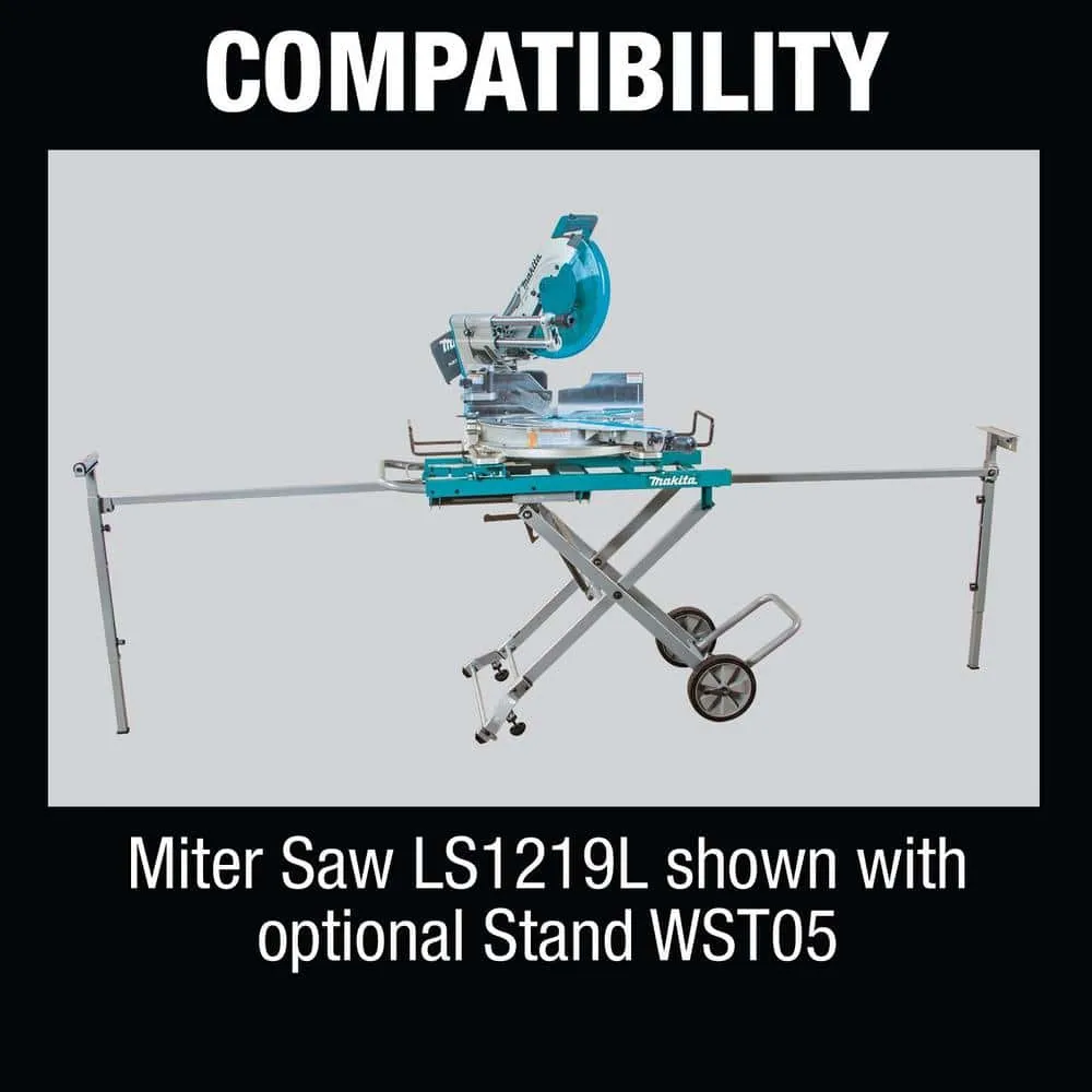 Makita 15 Amp 12 in. Dual-Bevel Sliding Compound Miter Saw with Laser LS1219L