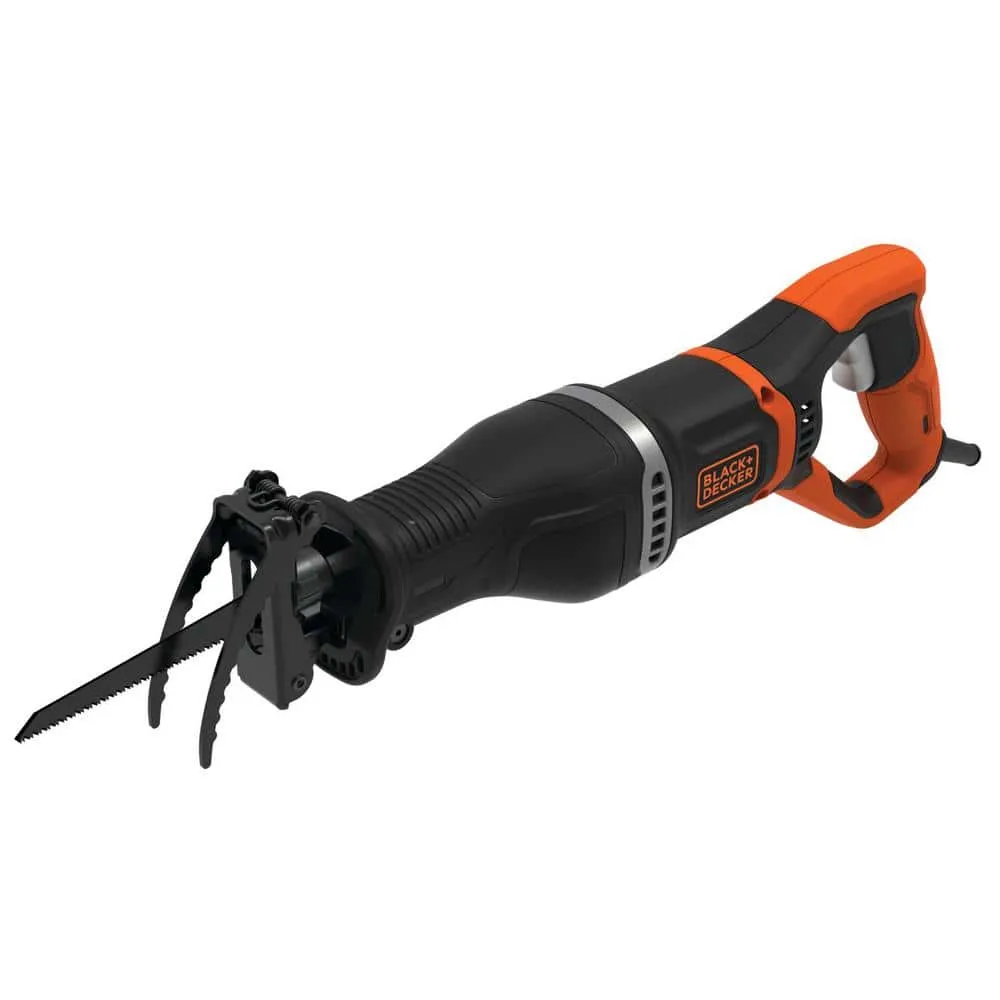 BLACK+DECKER 7 Amp Corded Reciprocating Saw with Removable Branch Holder BES301K