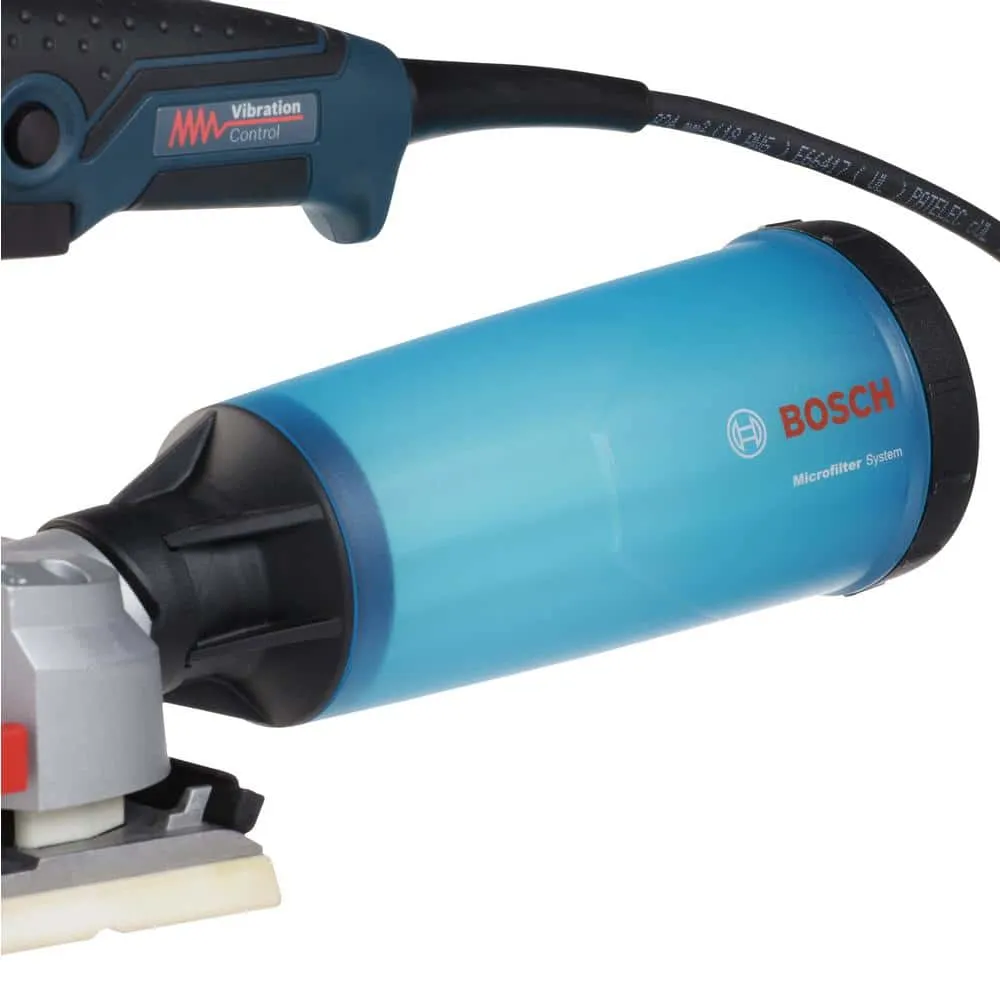 Bosch 3.4 Amp 1/2 in. Corded Electric Finishing Orbital Sander Kit with Vibration Control for 4.5 in. x 9 in. Sheets OS50VC