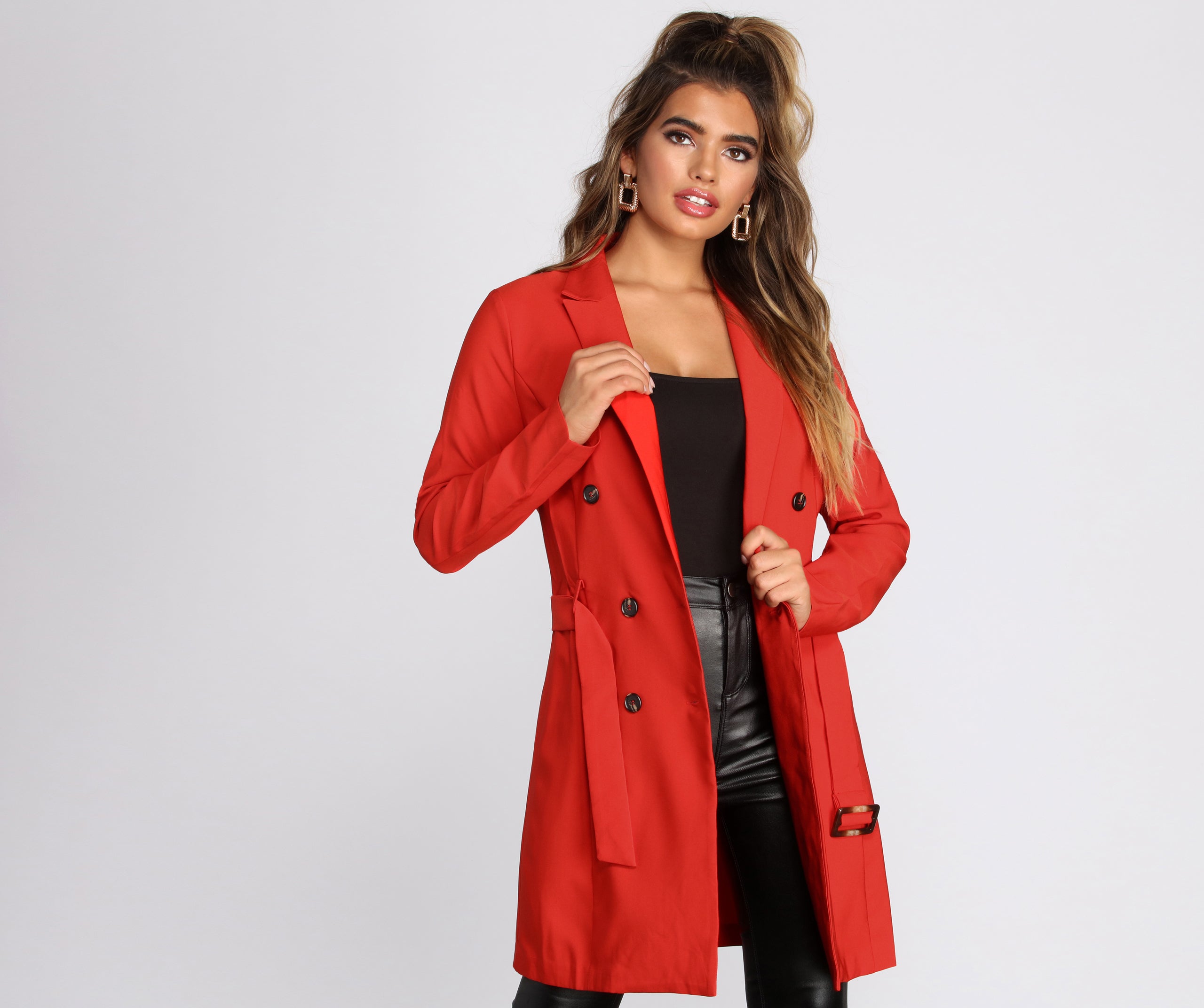 Bold Boss Babe Trench Coat