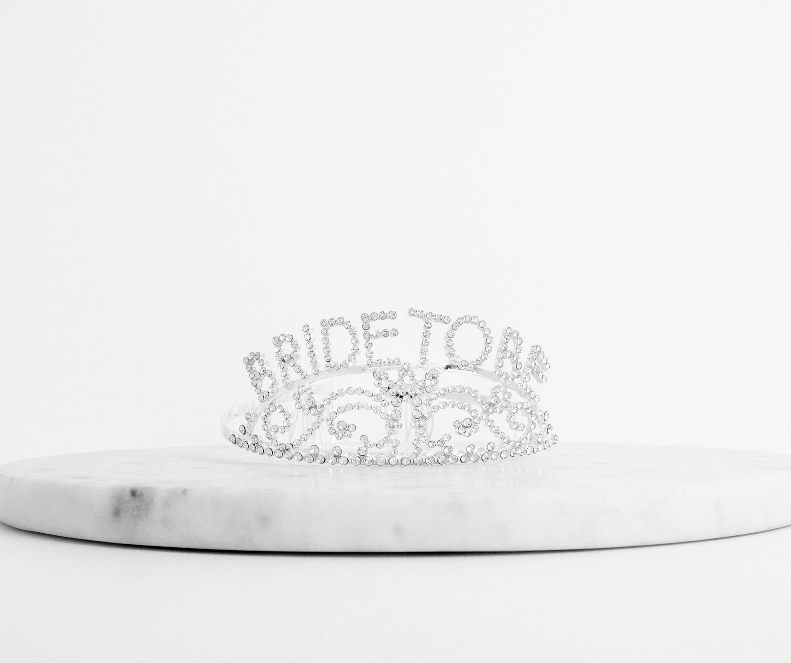 Bride To Be Rhinestone Tiara