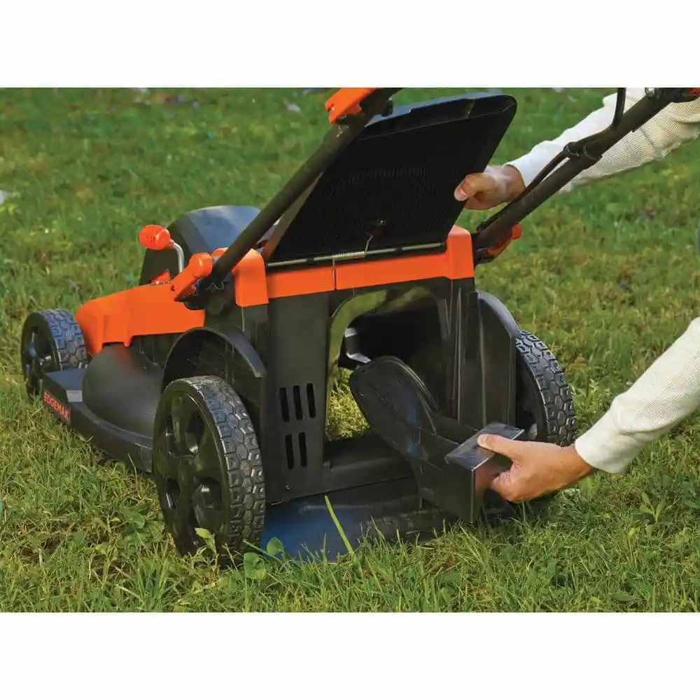 BLACK+DECKER 40V MAX 20 in. Battery Powered Walk Behind Push Lawn Mower with (2) 2Ah Batteries & Charger CM2043C