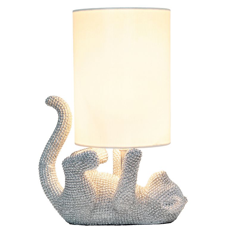 Lalia Home Rhinestone Cat Table Lamp