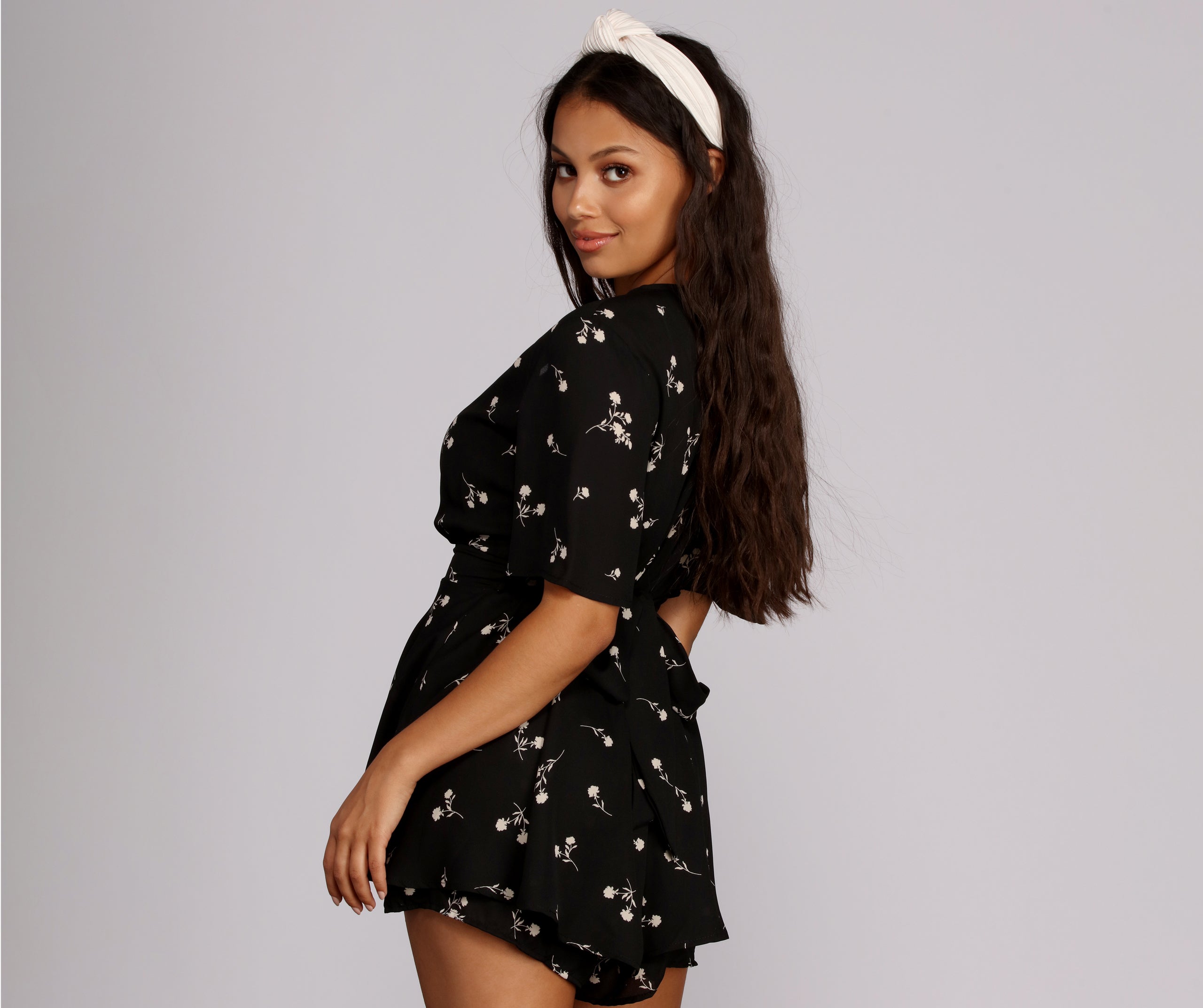 Floral Cutie Skater Romper