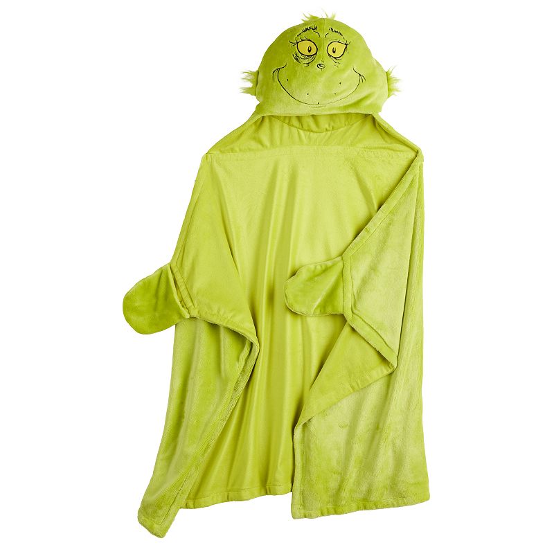 Kids' Dr. Seuss' How the Grinch Stole Christmas Hooded Throw Blanket
