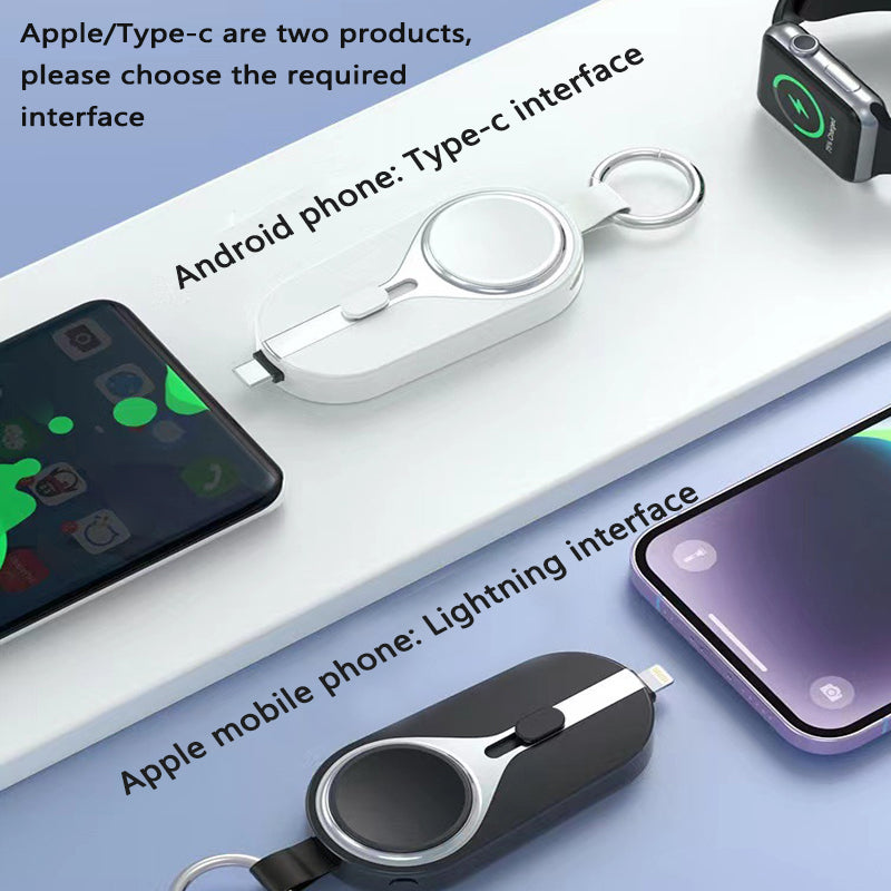 💥New Release In 2023, Low Price Promotion💥 Applicable To Apple Huawei Mobile Watch Mini Keychain Portable Power Bank👇👇👇